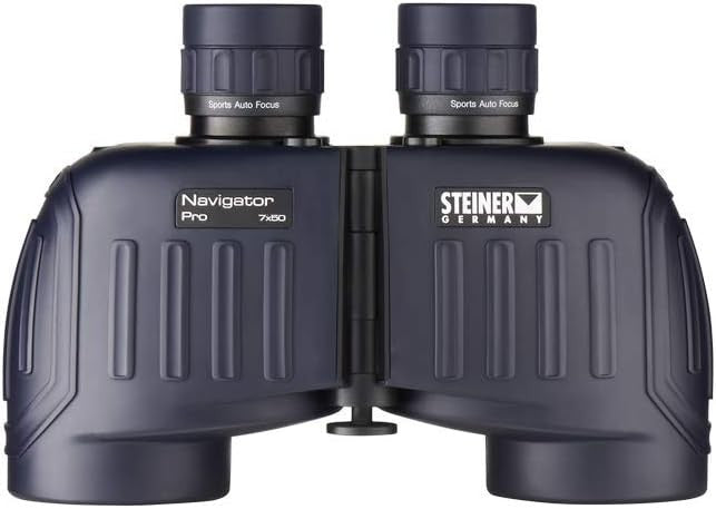 7x50 Marine Binoculars – Sharp High-Contrast Optics, Waterproof, Auto-Focus, Rug