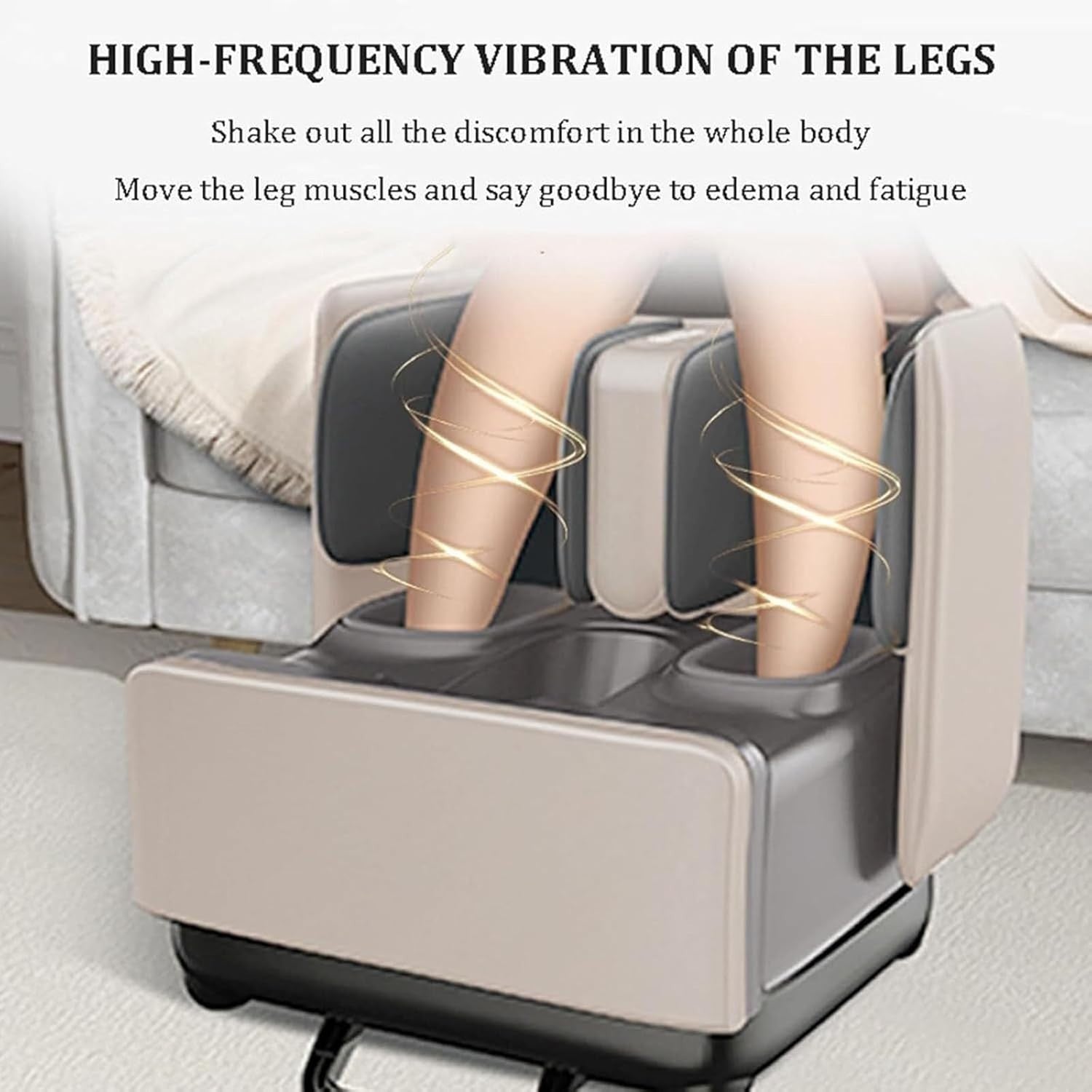 2-in-1 Foot & Calf Massager with Heat | Shiatsu, Kneading, App-Controlled