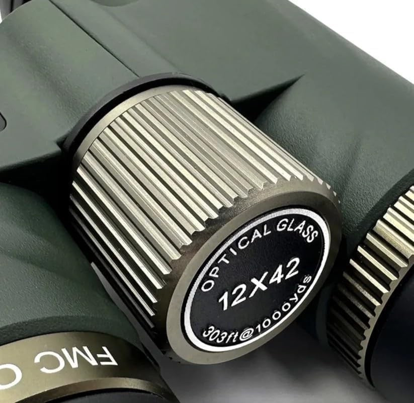 12x42 Waterproof HD Binoculars High Power Wide View for Birdwatching Travel