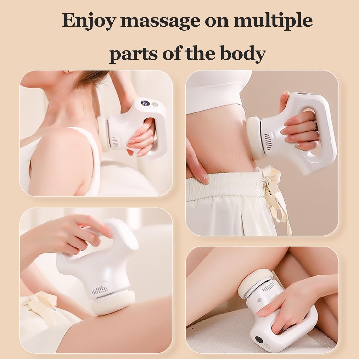 Deep Tissue Massage Gun 12 Intensity Levels Quiet Muscle Recovery Massager