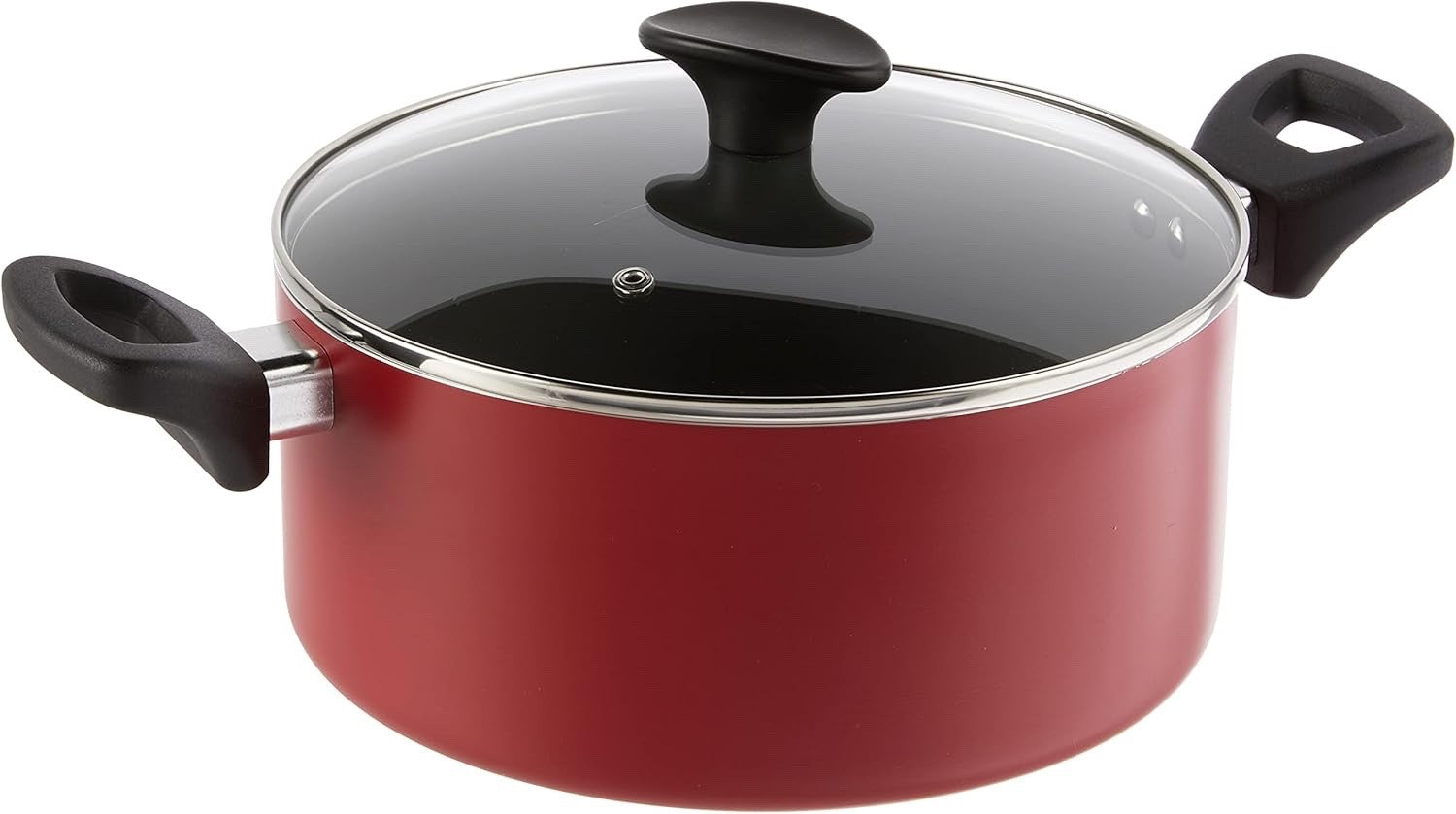 12pcs Red Non Stick Cookware Set with Utensils – Scratch Resistant PFOA Free