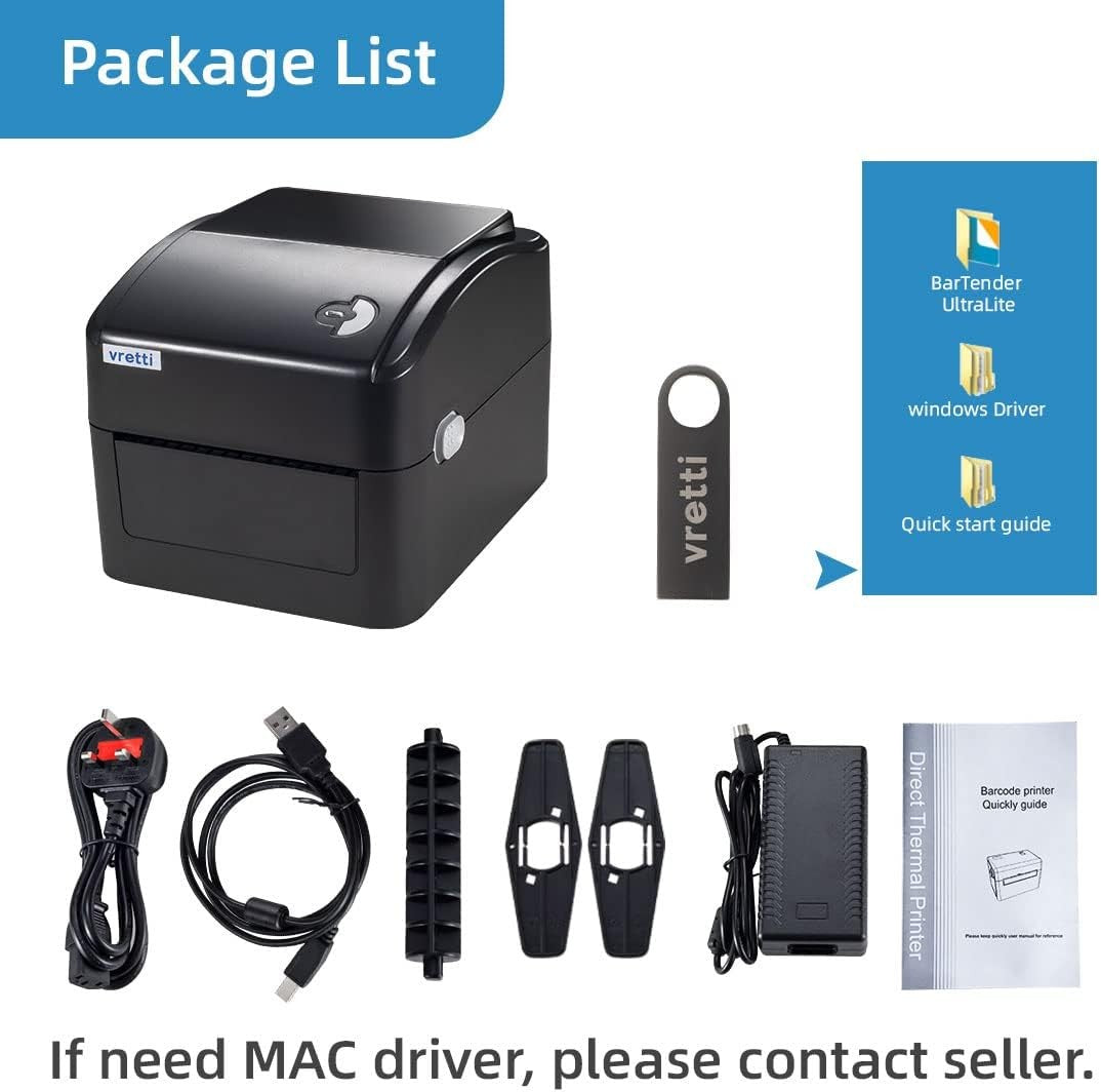 4x6 Thermal Shipping Label Printer USB eBay Amazon
