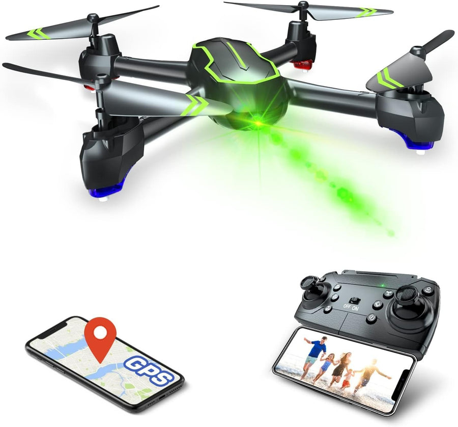 GPS Drone with HD 1080P Camera – Auto Return, Follow Me, 32 Min Flight