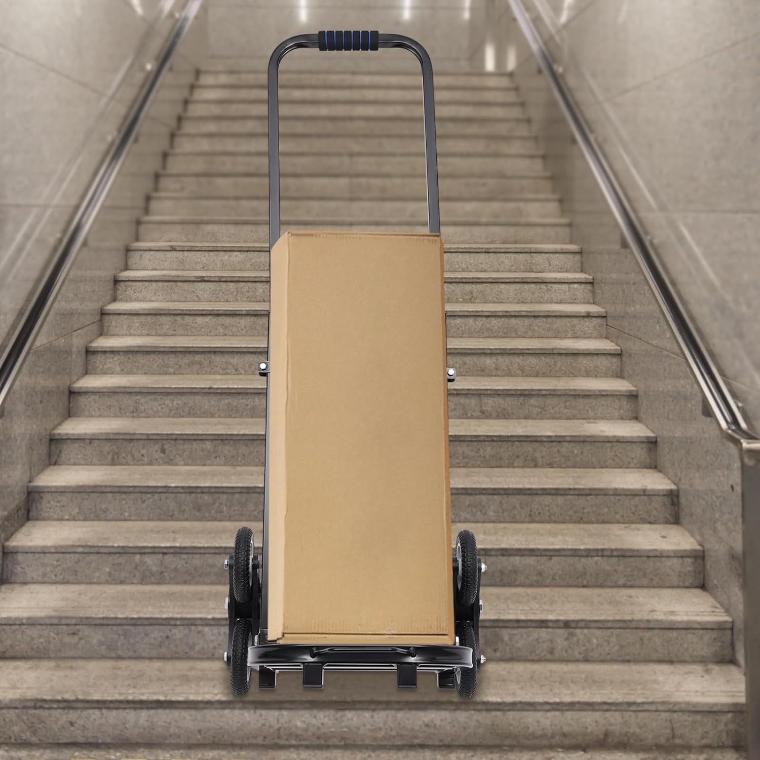 330lb Stair Climbing Hand Truck Folding 8 Wheel Heavy Duty Moving Cart