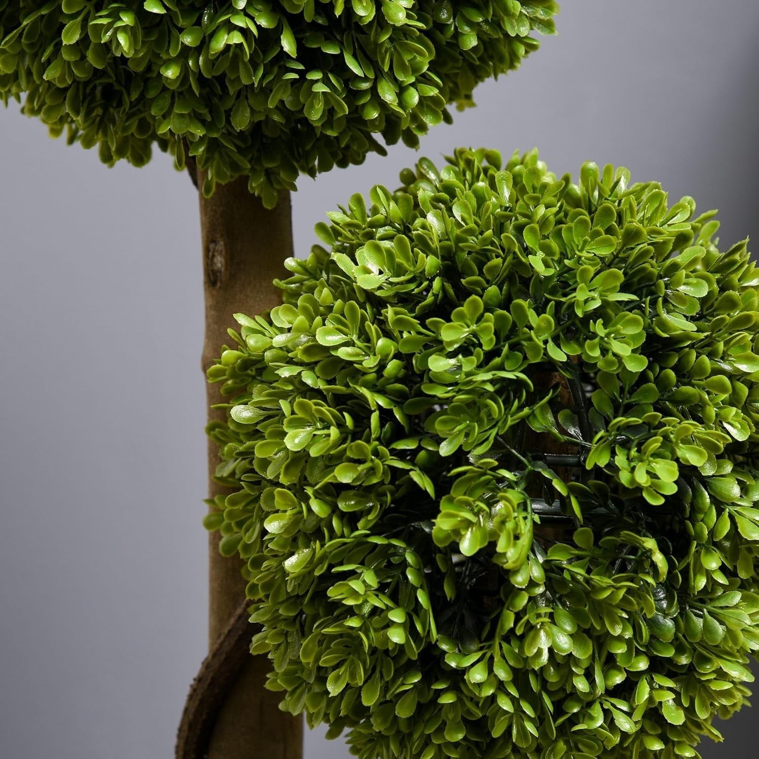 Set of 2 90cm Boxwood Topiary Trees Faux Plant UV Resistant Indoor Outdoor Décor