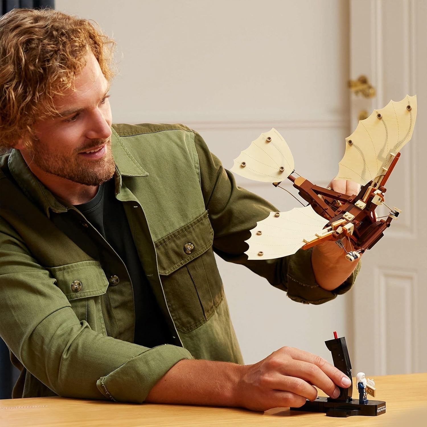3D Ornithopter Flying Model Kit with Flappable Wings & Display Stand Gift