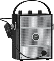 40W Bluetooth 5.3 Voice Amplifier Wireless Mic PA System 15M
