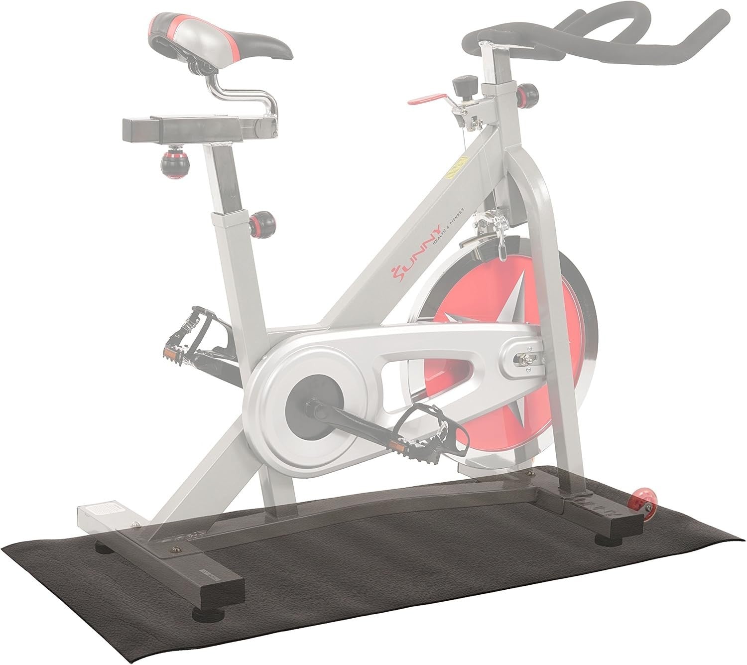 Squat Assist Row-N-Ride Machine Full Body Trainer w LCD & Floor Mat