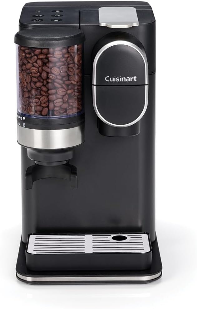 Bean to Cup Coffee Maker Grind & Brew Single Serve 1.35L Burr Grinder Filter