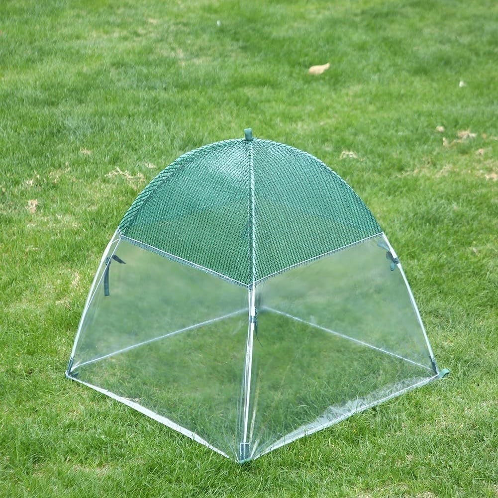 Mini Garden Greenhouse Cold Frost Protection Tent 60x60x60cm Dual Layer Cover
