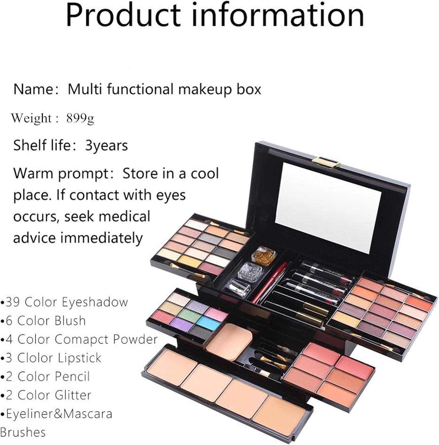 All In One Makeup Gift Set Xmas Kit Eyeshadow Lipstick