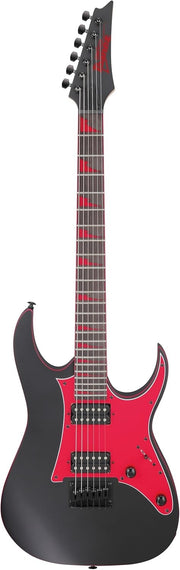 Electric Guitar Solid Body HSH Black Red Maple Neck Rock Metal