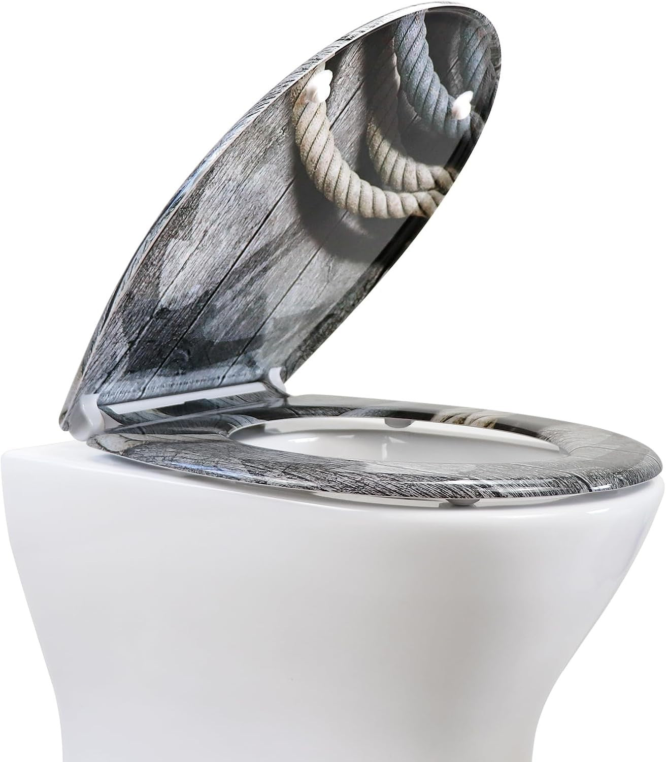 Duroplast Toilet Seat Soft Close Top Fix Colourful Patterns 45x37cm