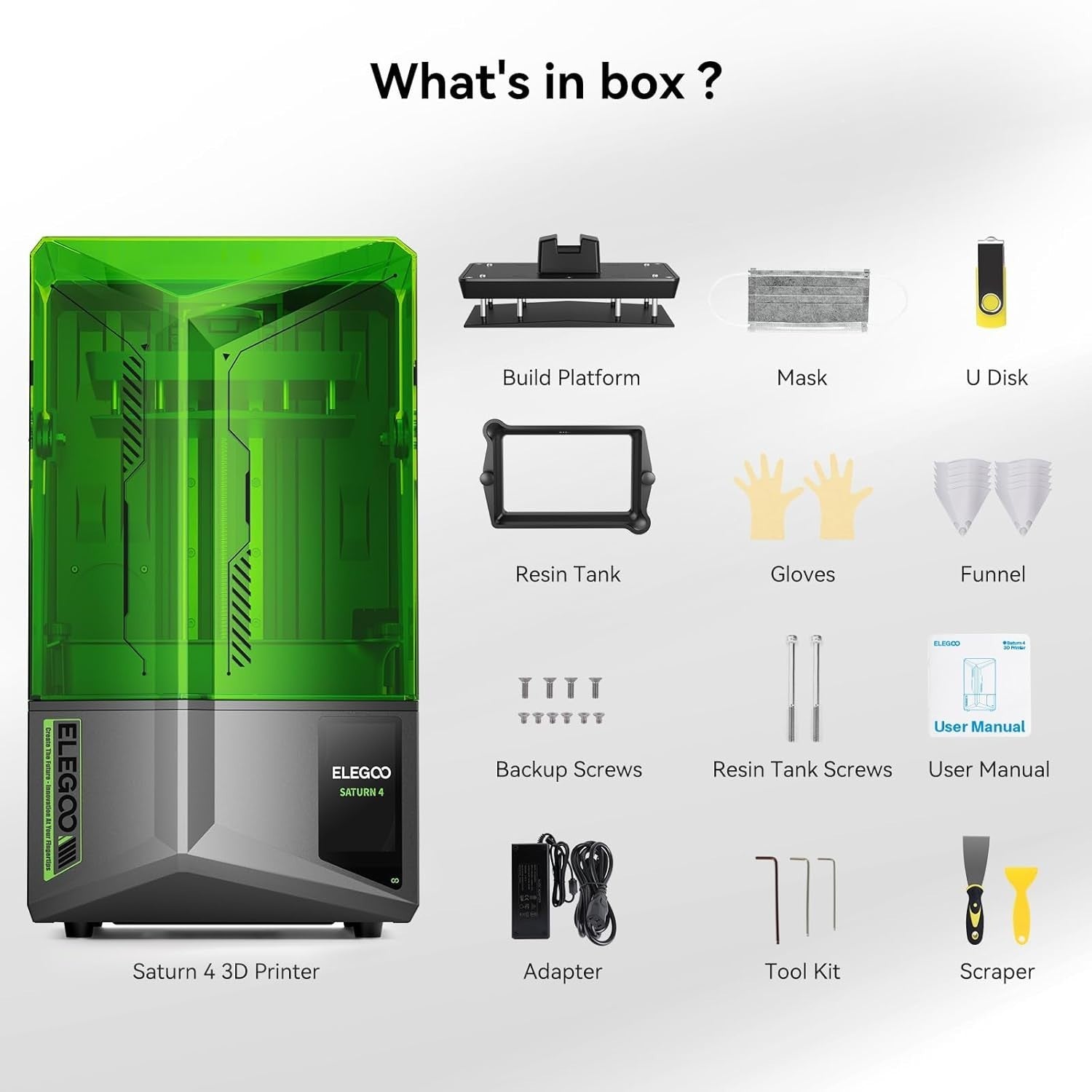 12K Resin 3D Printer 10'' Mono LCD Auto Level Large Build MSLA