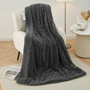Electric Heated Throw Blanket 130x180cm Soft Fleece 4 Heat Auto Shut Off
