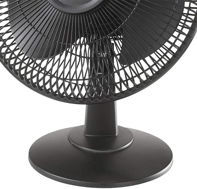 12-Inch Table Fan – 3 Speed, Adjustable Tilt, Quiet Cooling Airflow for Bedroom