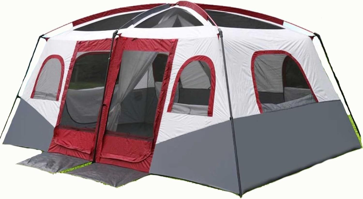 8-12 Person Large Family Camping Tent 2 Bedroom Waterproof