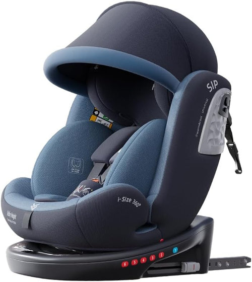360 Spin ISOFIX Car Seat Birth to 12 Years R129 Rear Forward Facing