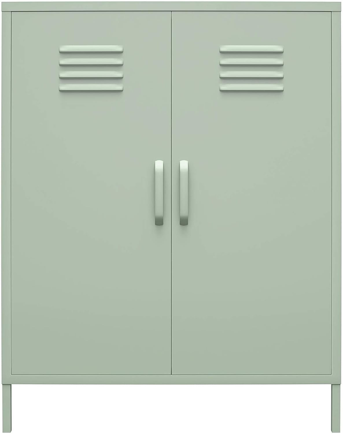 Extra Large Metal Storage Cabinet 2 Doors, Lightweight & Scratch Resistant