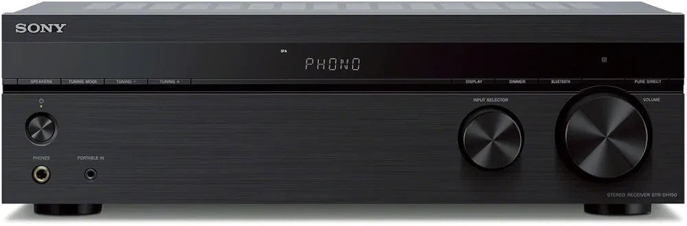 2 Channel Stereo Amplifier with Bluetooth, Phono Input & FM Tuner – Hi-Fi Audio