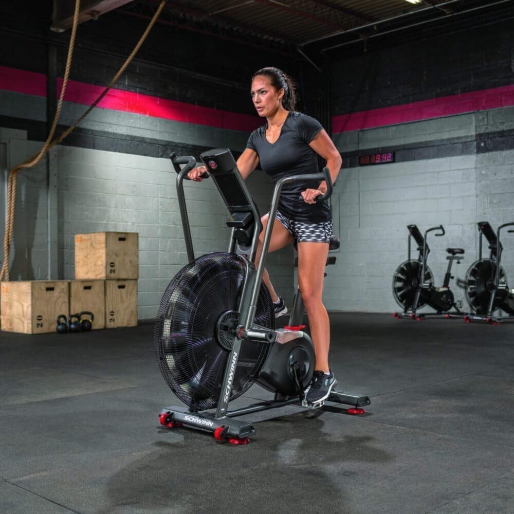 Airdyne Air Bike Unlimited Resistance HIIT Trainer with LCD Watt Console