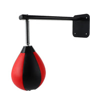 Hanging Speed Punch Ball Boxing Wall Mount PU Reflex Trainer