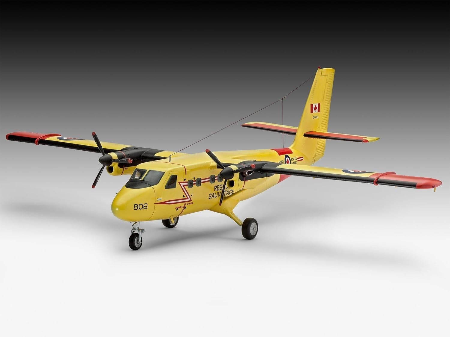 DHC-6 Twin Otter 1:72 Aircraft Model Kit – 95 Parts Unpainted Build Set