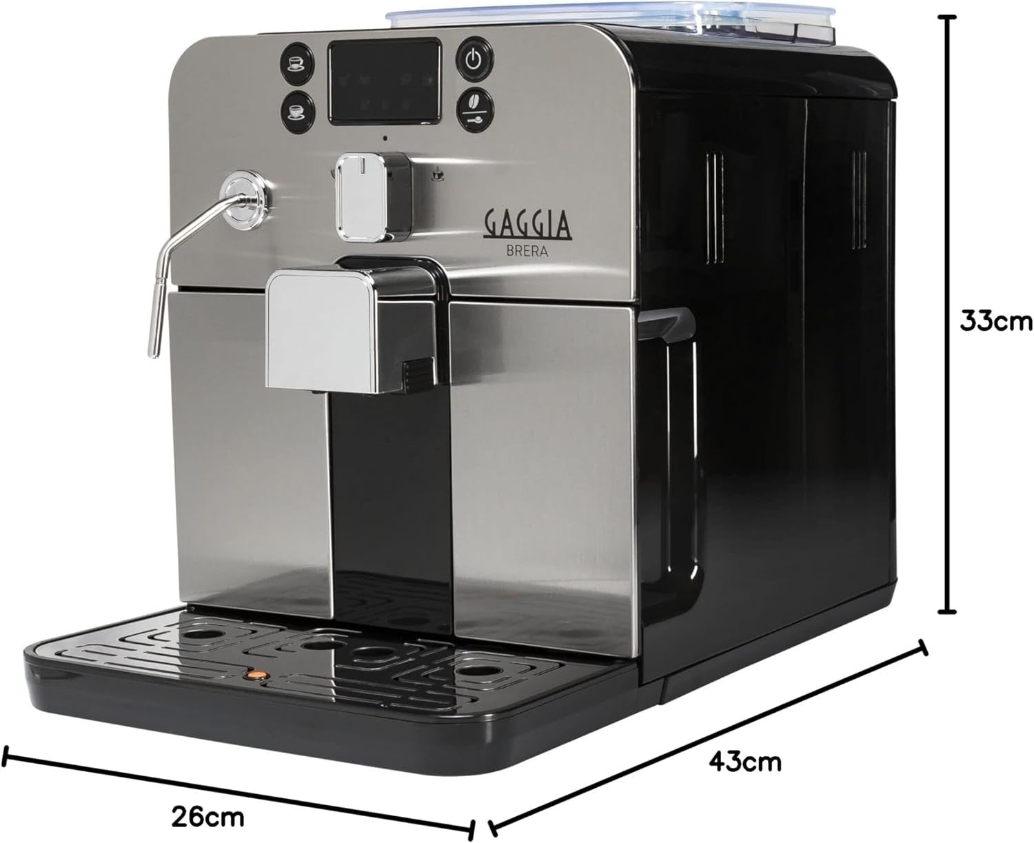 Fully Automatic Bean-to-Cup Coffee Machine | LED Display | Milk Frother | 1.2L C