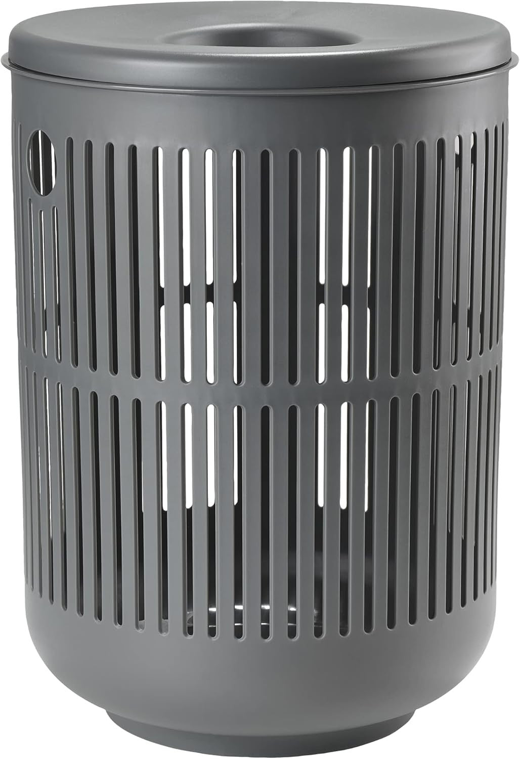 Modern Grey Laundry Basket 40×54cm | Ventilated Design | Stylish Home Storage