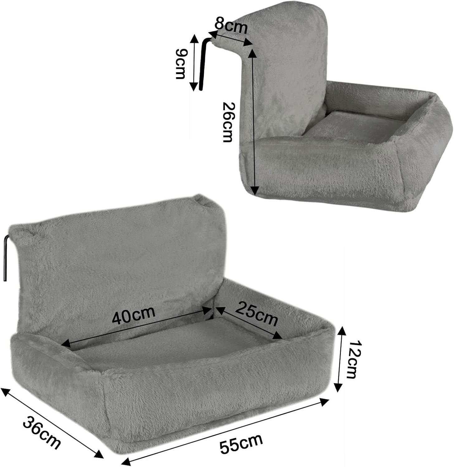 Plush Cat Radiator Bed Heating Hammock Washable Cover Heater Perch