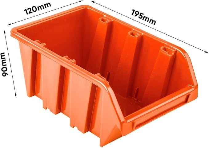 Garage Peg Board Wall Storage Bins Workshop Tool Organizer Rack