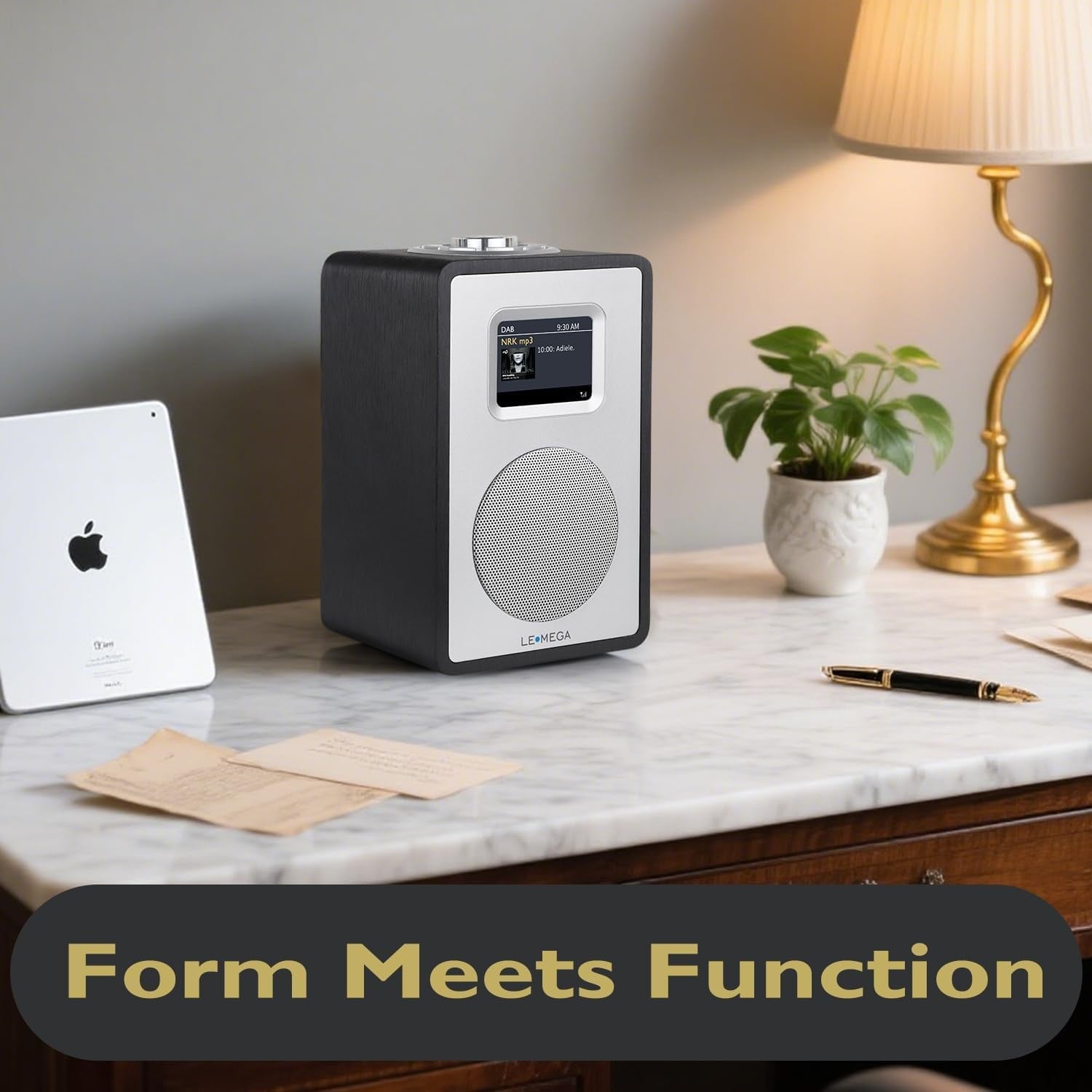 DAB DAB+ Digital Radio Bluetooth Dual Alarm Screen Mains Battery