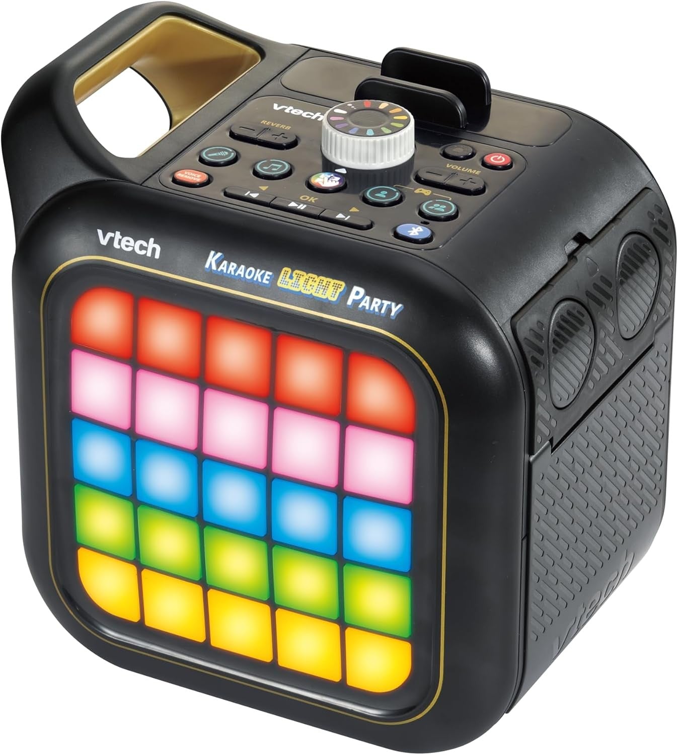 VTech Karaoke Machine Black 2 Wireless Mics Bluetooth Lights