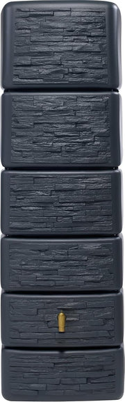 300L Grey Garden Water Butt with Stone Effect – Rainwater Storage Container