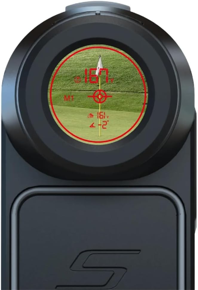 Golf Laser Rangefinder with GPS Cart Magnet Slope Performance Tracking