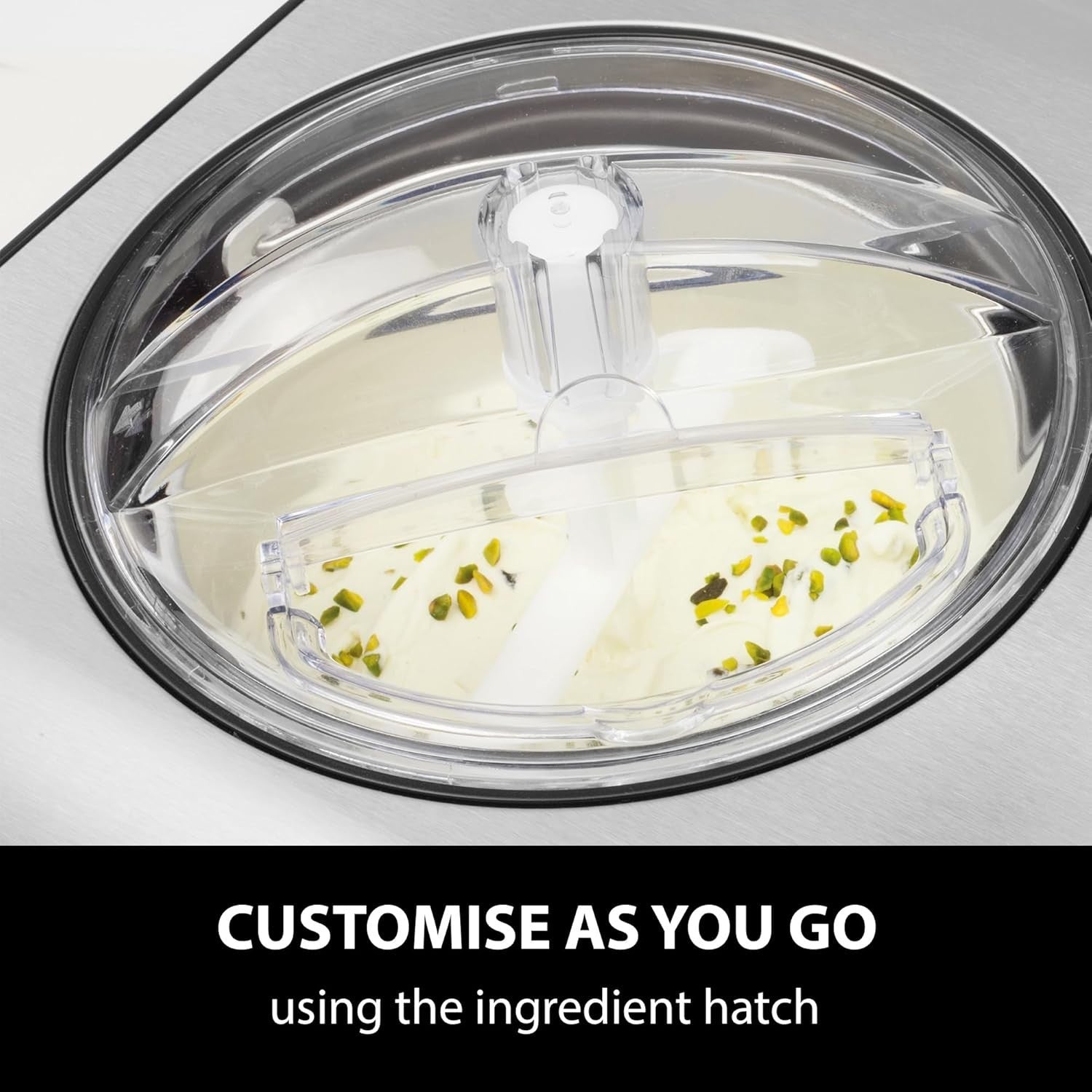 Ice Cream Maker With Compressor 2L No Pre Freeze Gelato Machine