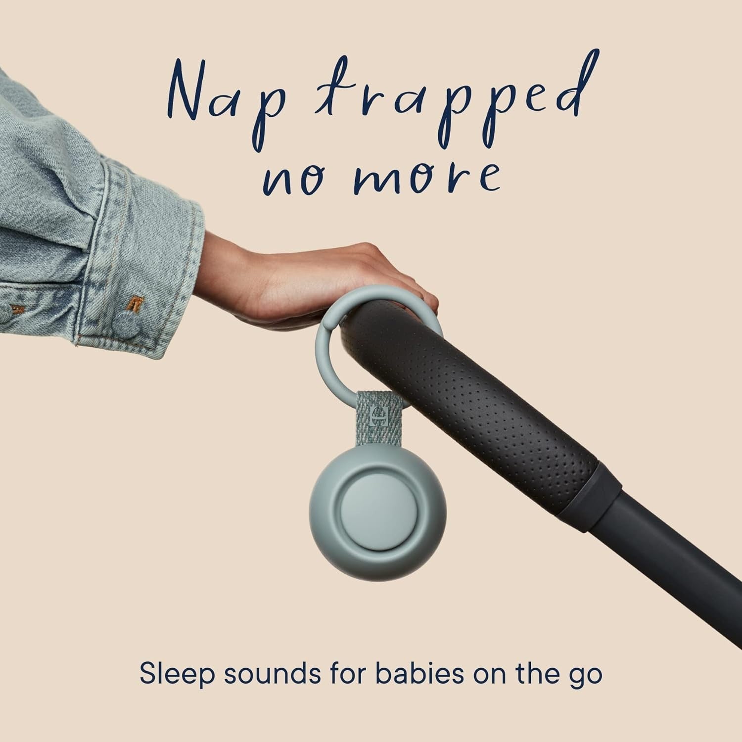 Portable Baby Sound Machine with 10 Sleep Sounds & Rechargeable Battery