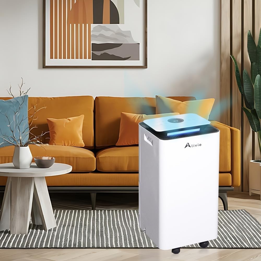 10L Dehumidifier Air Purifier Smart Moisture Control Auto Off 3 Speed