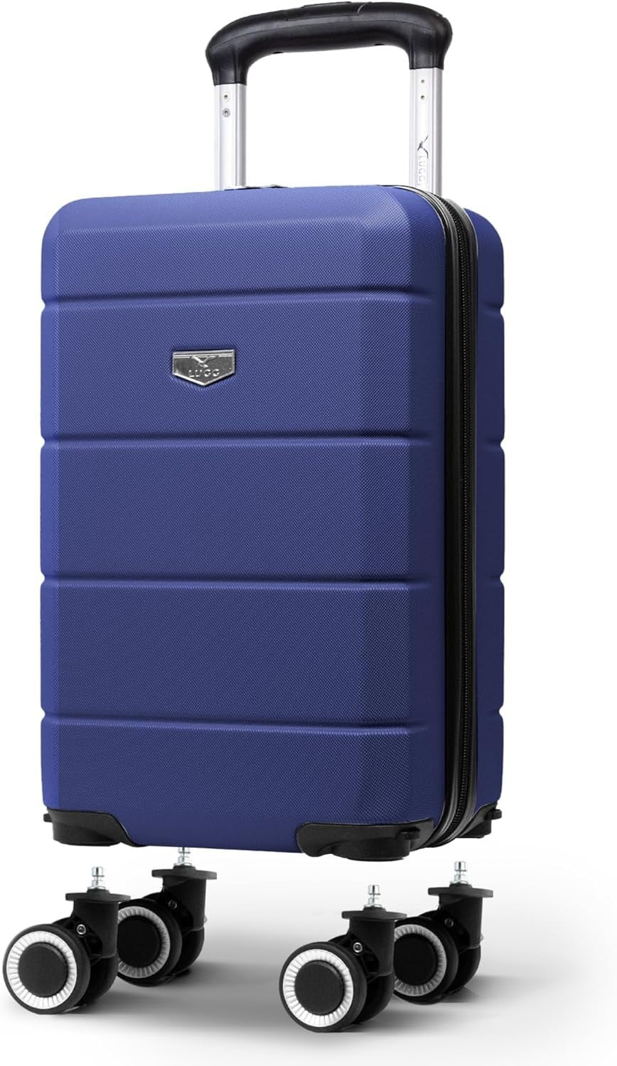 Underseat Cabin Suitcase 40cm ABS Hard Shell Spinner TSA Lock
