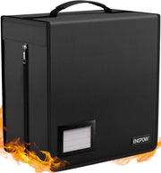 400 CD DVD Storage Wallet Fireproof Waterproof Disc Organizer Case