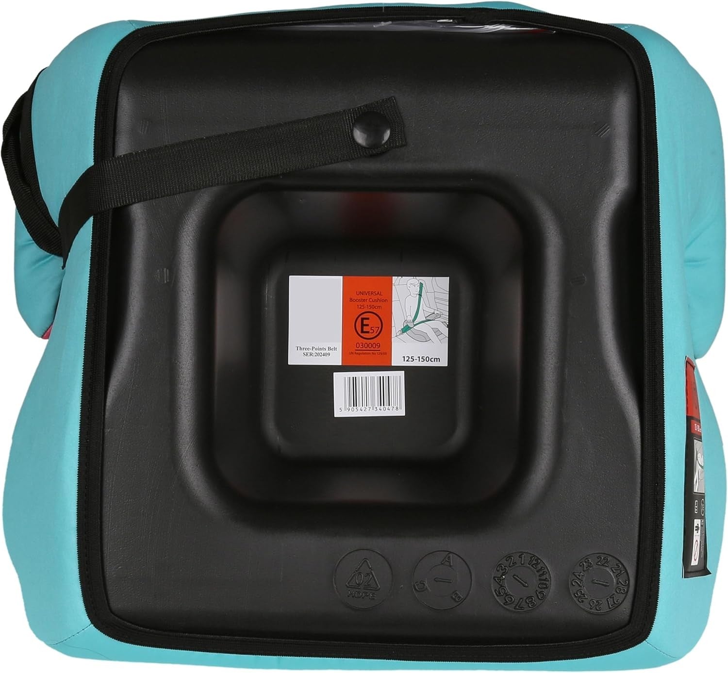 i-Size Booster Seat 125–150cm Girls Car Seat Cushion 15–36kg R129