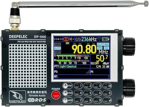 High Sensitivity TEF6686 Full Band FM AM SW Radio Portable 5000mAh