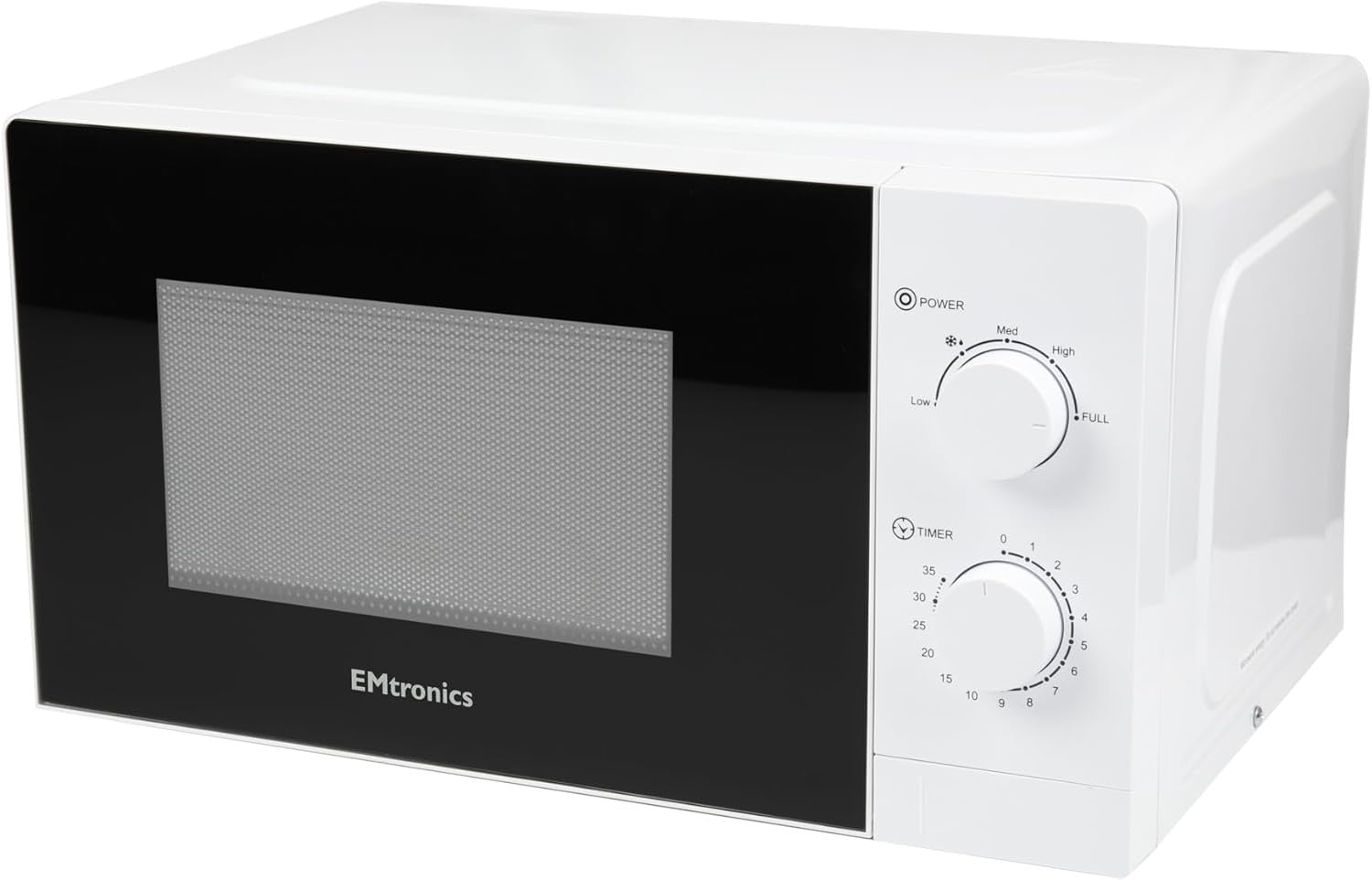20L 700W Manual Microwave White 5 Power Defrost