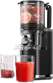 Cold Press Juicer 6.5in Extra Large Feed Chute Slow Chewing Machine
