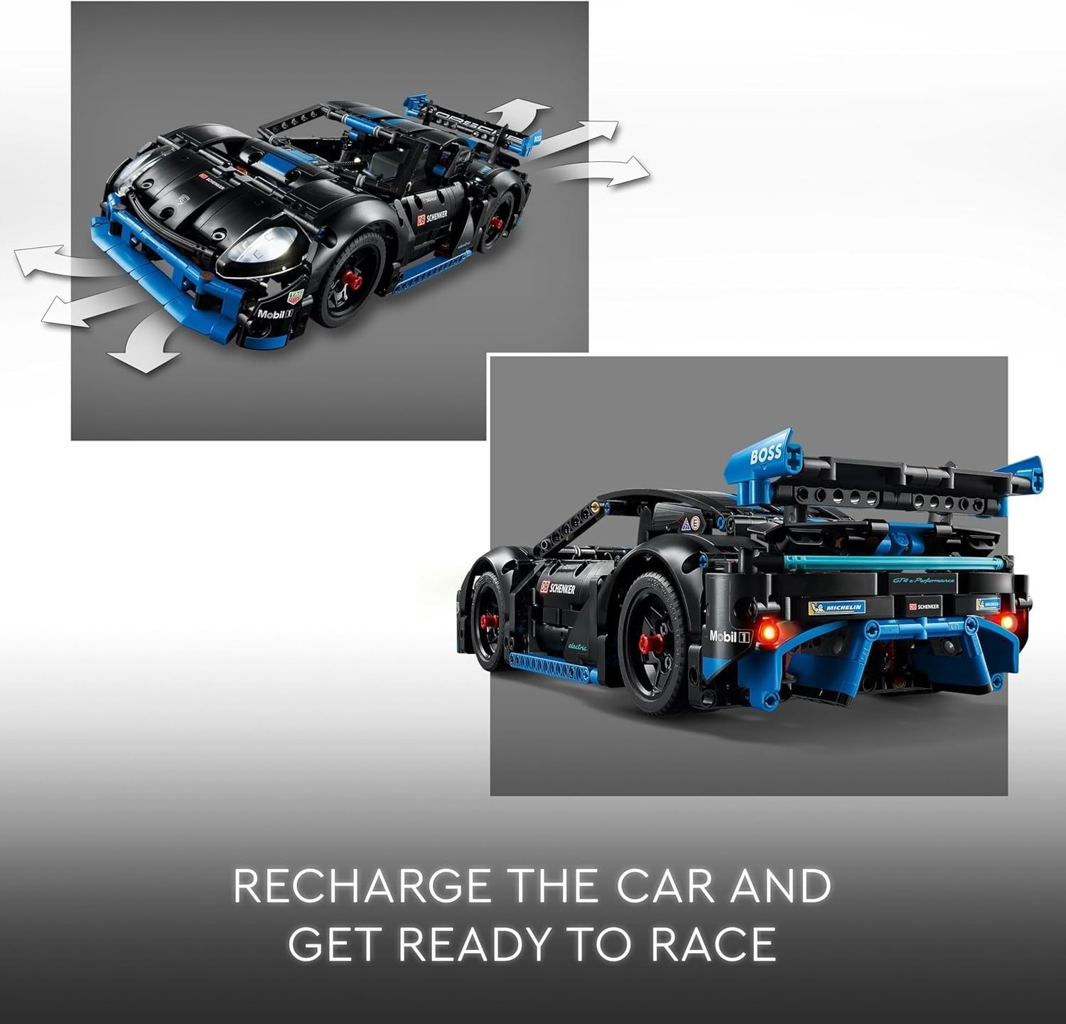 The Technic GT4 e-Performance RC Car Toy for Kids 10+