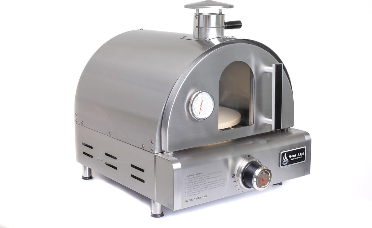 Stainless Steel Outdoor Pizza Oven | Gas & Wood Fired Multi-Fuel BBQ Grill