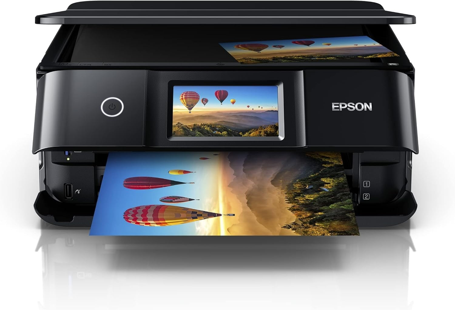Yellow Wi-Fi Colour Printer A4 Touchscreen Photo Printing Multipack