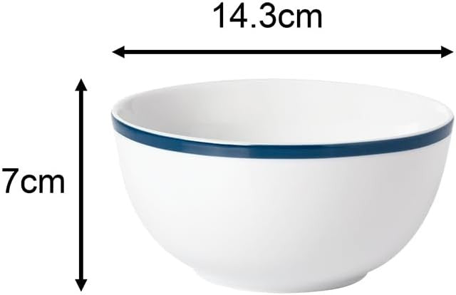 80pc Porcelain Dinnerware Set Plates Bowls Cups Cutlery Blue White