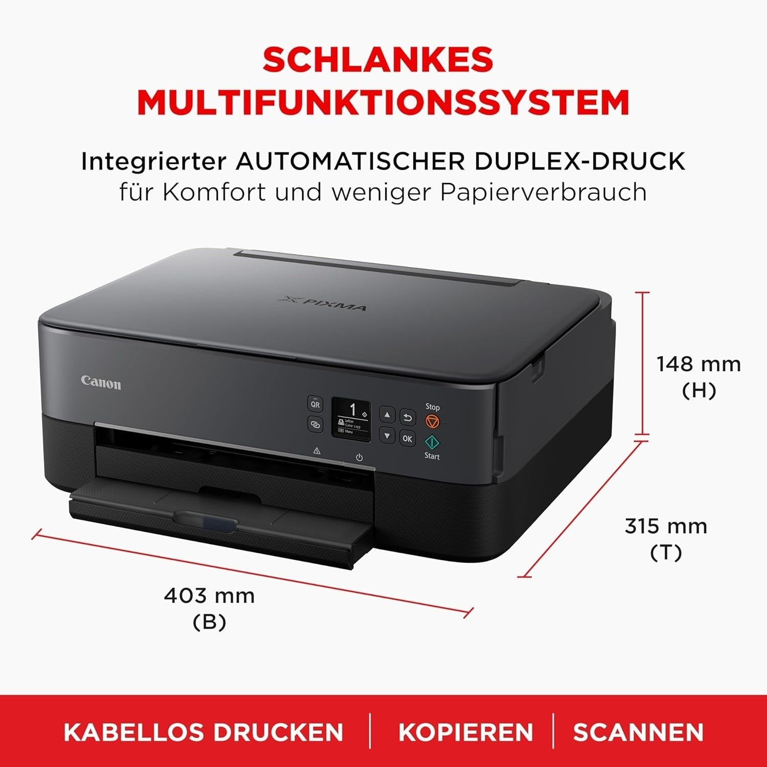 Wi-Fi Bluetooth Colour Inkjet Printer Auto Duplex A4 Copy Scan Home Office