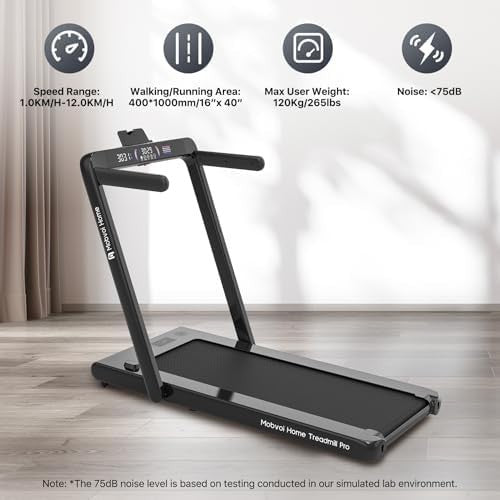 3-in-1 Folding Walking Pad Treadmill Home Office 12KMH Quiet Motor Remote 120KG
